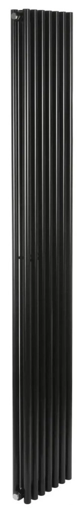 Трубчатый радиатор Betatherm вертикальный Praktikum 2 1800x425 (Черный RAL9005М, подк. №99) Фото - 1